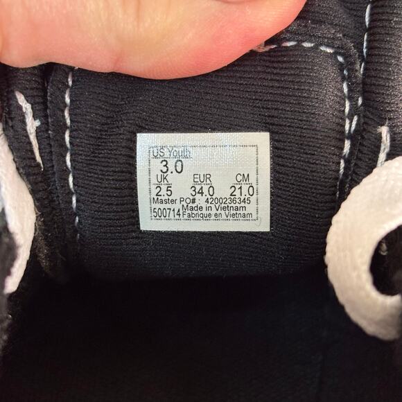 NIB Vans Filmore Checkerboard Casual Shoes, Black Youth Size 3 / Womens 5 Skater - Picture 13 of 15